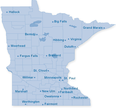 Map of Minnesota