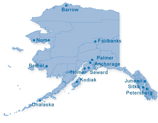 Map of Alaska