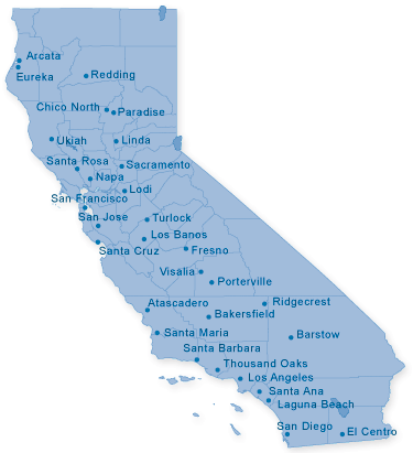 Map of California