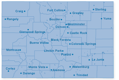 Map of Colorado