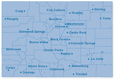 Map of Colorado