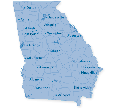 Map of Georgia