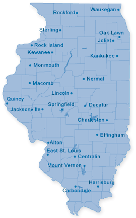 Map of Illinois