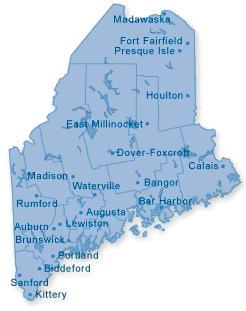 Map of Maine