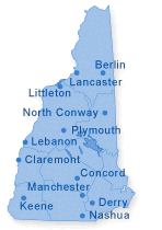 Map of New Hampshire